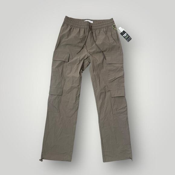 New Pac Sun Straight Performance Cargo Pants Tan Size S - Picture 1 of 9